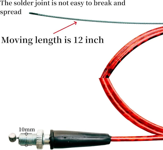 Coleman Mini Bike Parts Throttle Cable Assembly for CT100U CT200U CT200U-EX Trail 200 196CC Predator 212 Kit