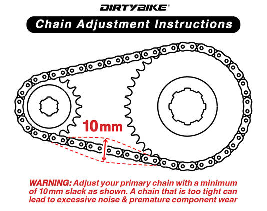 Primary Belt to Chain Conversion Kit | 420 RK MXU | Enduro | Surron Ultra Bee