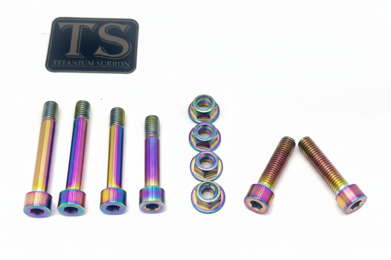 Titanium Rear Suspension/ Linkage Bolt Kit for Surron LBX & Segway X260