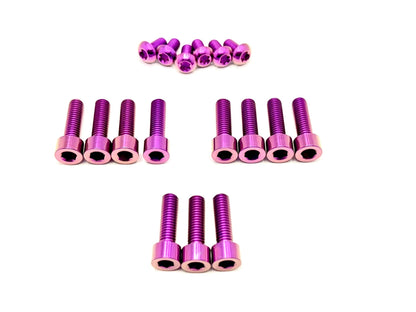 Titanium FastAce Fork Bolt Kits ALX13RC (2.0), AHX12RV (Gravitee), ALX32RC