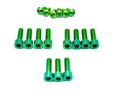 Titanium FastAce Fork Bolt Kits ALX13RC (2.0), AHX12RV (Gravitee), ALX32RC
