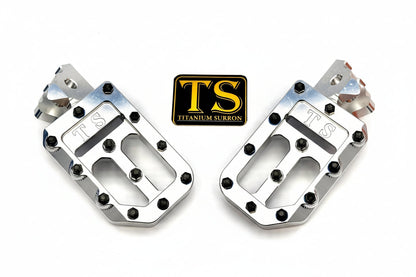 TS Custom Foot Pegs w/ Titanium Grips for Talaria and Altis