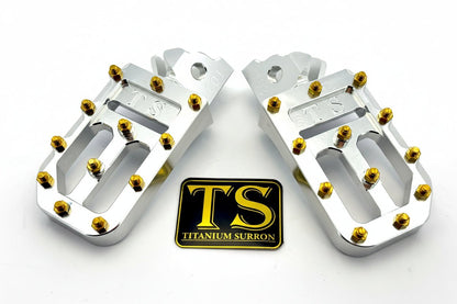 TS Custom Foot Pegs w/ Titanium Grips for Talaria and Altis
